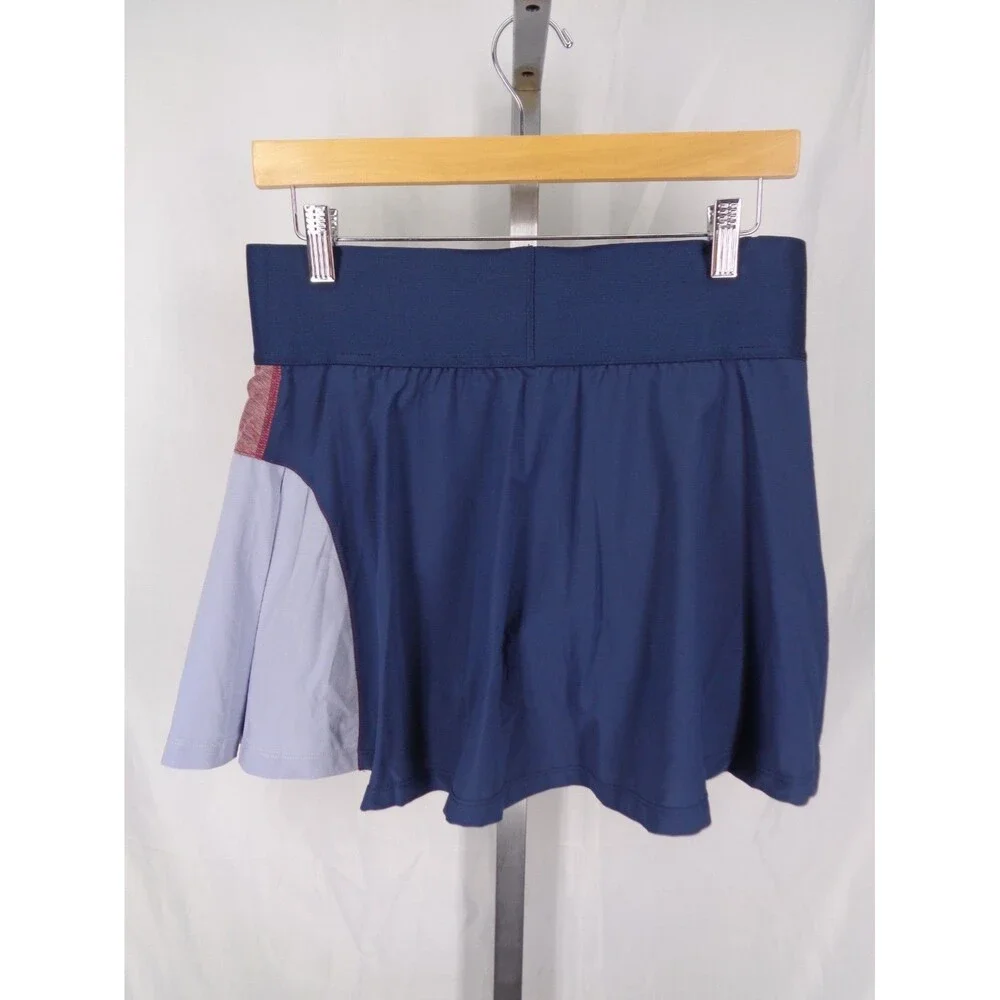 Nike Dri Fit Standard Fit Colorblock Pleated Skort Large Pickleball Tennis Golf